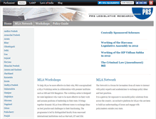 Tablet Screenshot of mla.prsindia.org